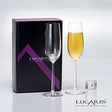  泰國LUCARIS 上海無鉛水晶香檳酒杯-2入組