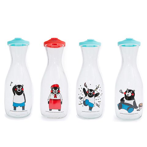 KUMAMON 熊本熊 酷MA萌 玻璃冷水壺1000ml