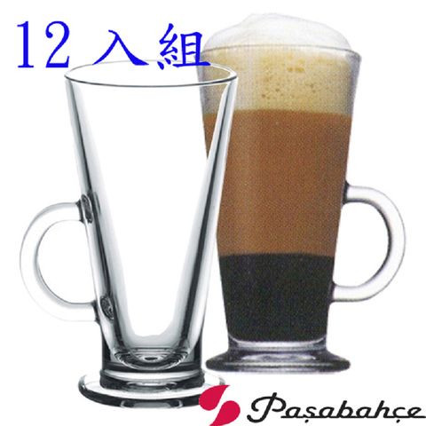 Pasabahce 土耳其強化拿鐵玻璃杯263cc-12入組