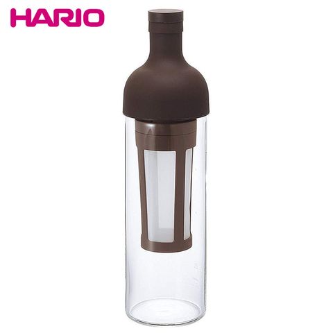 HARIO 酒瓶造型冷泡咖啡壺650ml-咖啡色 FIC-70-CBR