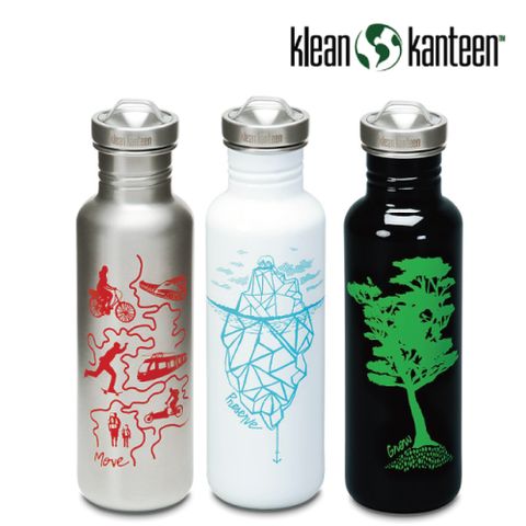 Klean Kanteen 【美國】彩繪版不鏽鋼瓶800ml   不含雙酚A安全無毒