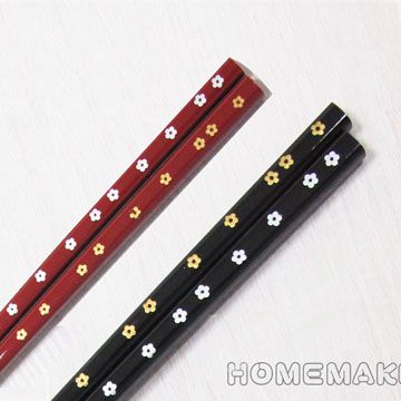 [Home+幸福雜貨] 金銀小春日和彩繪筷(混裝)