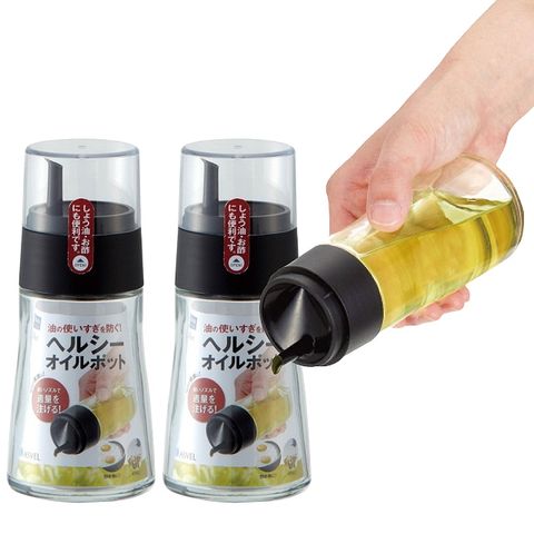 原售$598↓【2入特惠組】日本ASVEL油控式140ml調味油玻璃壺
