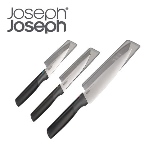 英國Joseph Joseph 不沾桌不鏽鋼刀具3件組