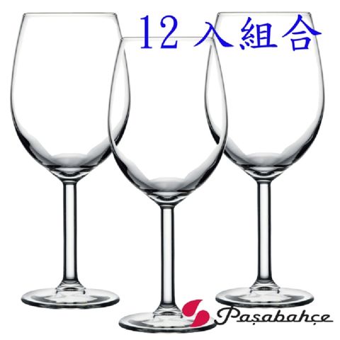 Pasabahce 土耳其高腳紅酒杯510cc-12入組