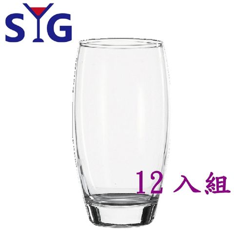 SYG 玻璃果汁圓杯410cc-12入組