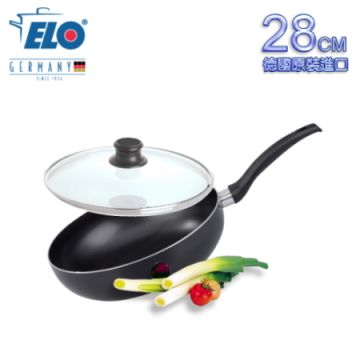 ELO 《德國》DUCTO 高身不沾平底萬用鍋含蓋(28cm)