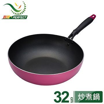 《台灣PERFECT‧理想》品味日式不沾炒煮鍋32cm-台灣製造