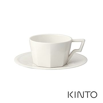 日本KINTO OCT八角咖啡杯盤組300ml