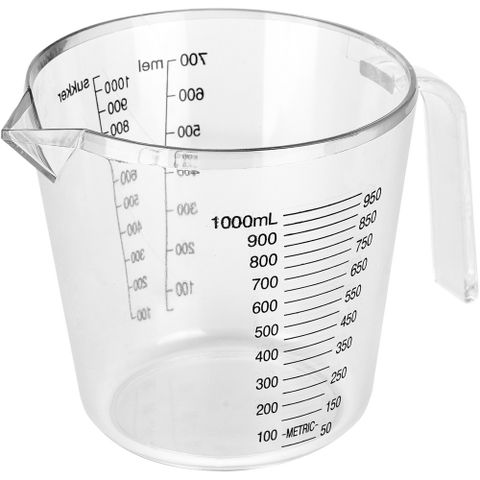 《GHIDINI》握柄量杯(1000ml) | 刻度量杯
