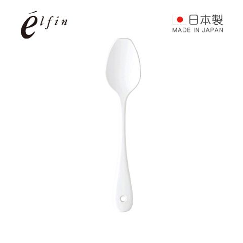 【日本高桑elfin】白琺瑯咖哩湯匙-2入
