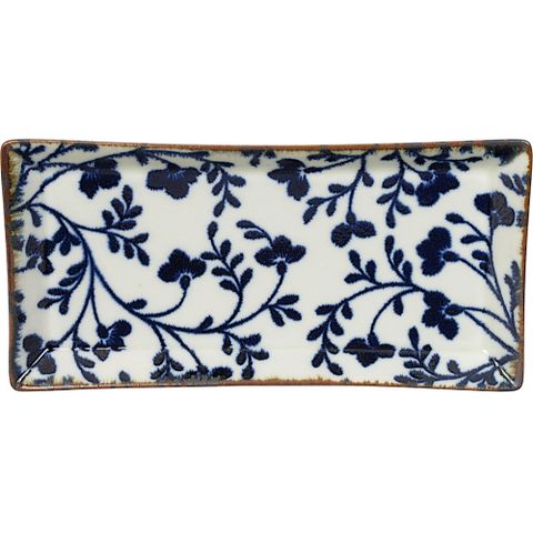 Tokyo Design 和風長方餐盤(靛花23cm)