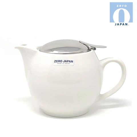 ZERO JAPAN 典藏陶瓷不鏽鋼蓋壺(白)450cc