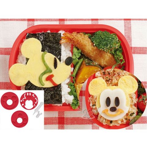 日本製米奇米妮蔬菜火腿切模壓模模具模型 122033【小品館】