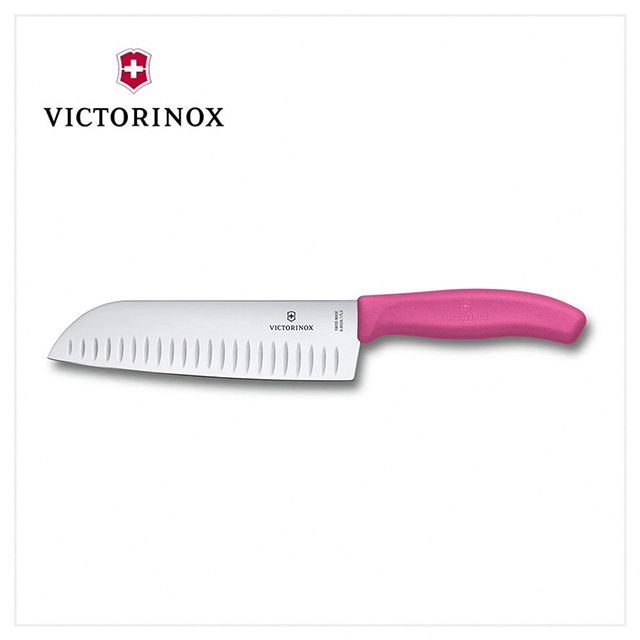 VICTORINOX 維氏 日式主廚三德刀/桃 6.8526.17L5B