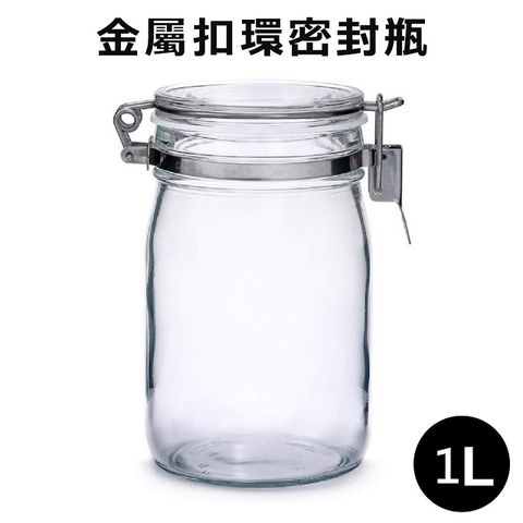 Japan Star 日本星 日本【星硝Cellarmate】金屬扣環密封瓶1L