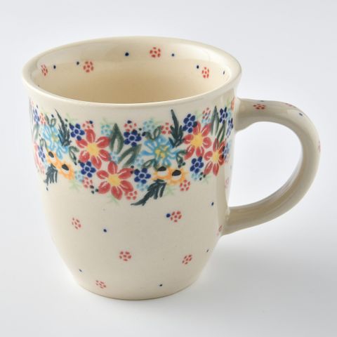 波蘭陶 桃花源系列 卡布其諾杯 300 ml 波蘭手工製