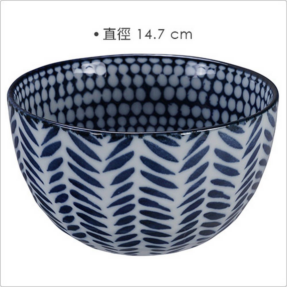 Tokyo Design Studio 荷蘭 瓷製餐碗(蕨葉14.5cm) / 飯碗 湯碗