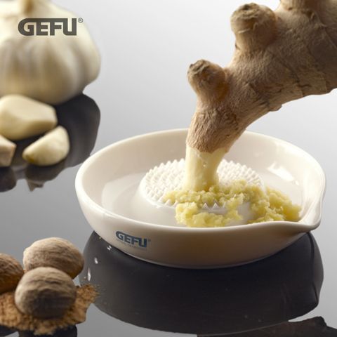 【GEFU】德國品牌圓形陶瓷蔬果磨泥器