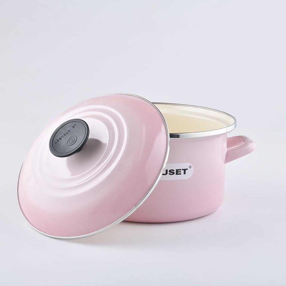 LE CREUSET  琺瑯便利湯鍋 20cm 3.7L 貝殼粉 琺瑯鍋 深鍋 (電磁爐 IH爐可用)