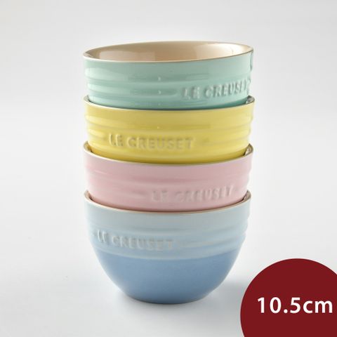 Le Creuset 韓式飯碗 4入 雪酪