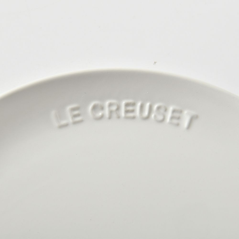 LE CREUSET  花蕾系列 餐盤 17cm 棉花白/海岸藍