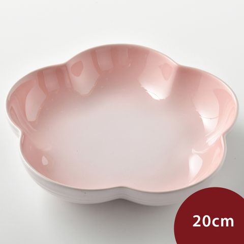 Le Creuset 花型深盤 20cm 貝殼粉