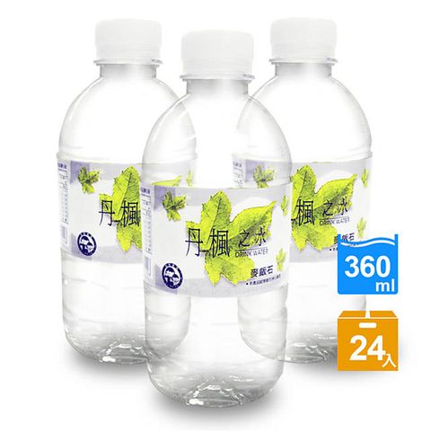 微量元素 丹楓之水 麥飯石礦泉水360ml(24瓶x2箱)