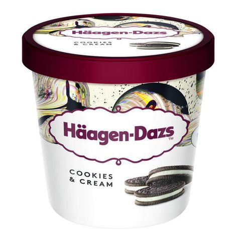 【哈根達斯-冷凍宅配】淇淋巧酥品脫(4杯成一箱，下單請任選4杯)