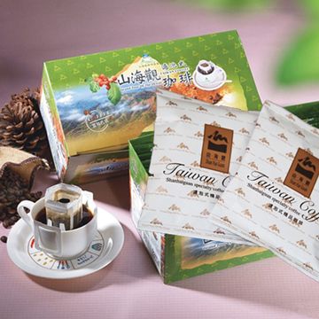 山海觀 古坑【咖啡莊園】瀘泡式咖啡20入(盒裝)x3