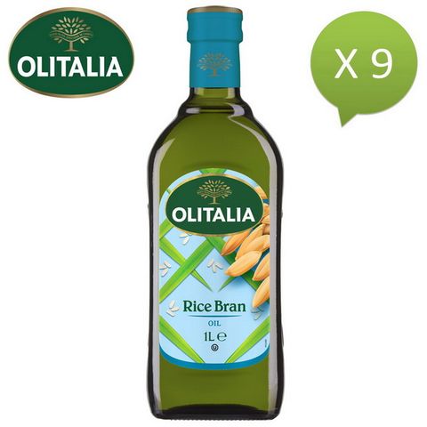 Olitalia奧利塔玄米油家庭料理組(1000mlx9瓶/箱)
