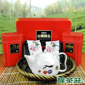 醒茶莊  茗品手採杉林溪烏龍茶禮盒-精裝版