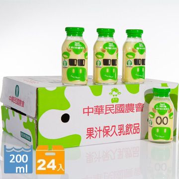 台農乳品 果汁保久乳(24瓶/箱)_果汁牛奶