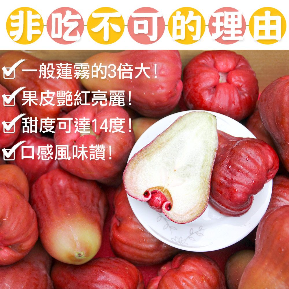 鮮果日誌 蓮霧界的LV 黑糖芭比2.5台斤