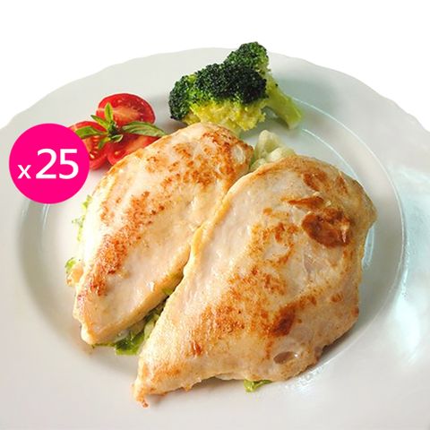 【卜蜂】醃漬去骨雞胸肉(200g,2片/包) 25包組