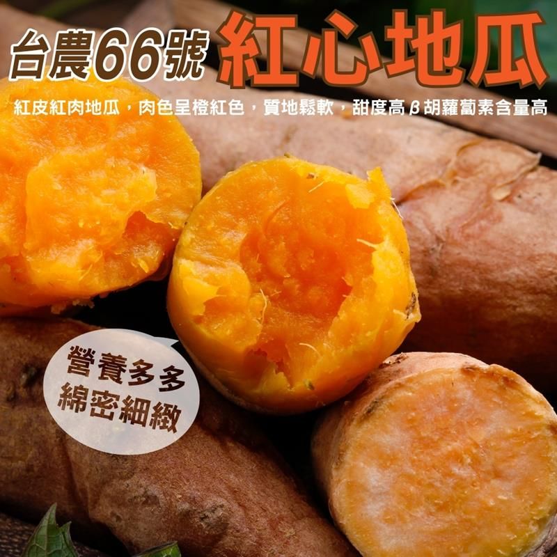 WANG蔬果 台農66號紅心地瓜(10斤10%)