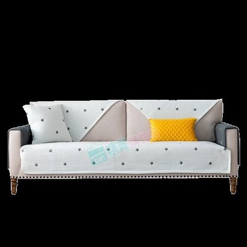 北歐簡約四季沙發墊 坐墊 防髒污(3人沙發墊)