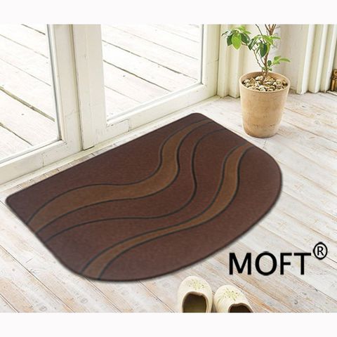 《MOFT》大尺寸風格室外墊 橡膠厚實刮泥地墊(60x90cm)_弧形