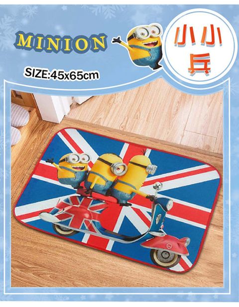 minions 小小兵 迪士尼卡通短絨踏墊()