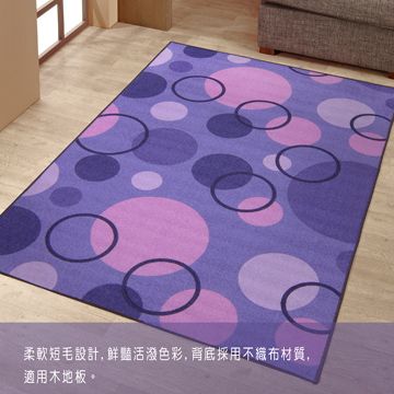 范登伯格 炫彩繽紛紫進口地毯-100x150cm