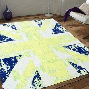 【Ambience】Iris 超細纖維長毛地毯 -英倫風情(150x220cm)