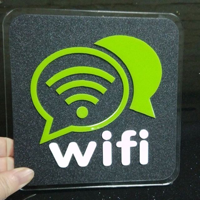 PUSH!  居家生活用品wifi無線網絡覆蓋標識牌I08