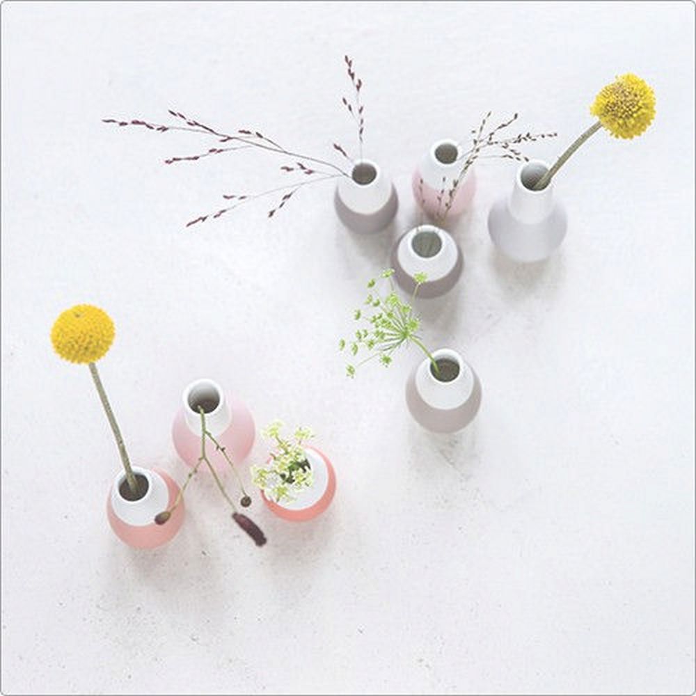 RADER 雙色瓷花器(玫瑰色) | 花瓶 花盆　