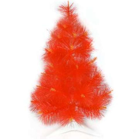 【摩達客】台灣製2尺/2呎(60cm)特級紅色松針葉聖誕樹裸樹 (不含飾品)(不含燈)