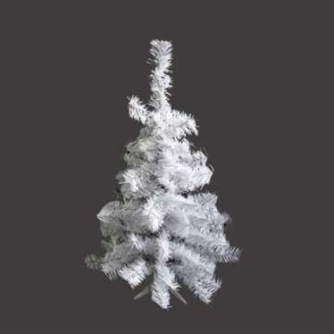 【摩達客】台製豪華型2尺/2呎(60cm)經典夢幻白色聖誕樹裸樹(不含飾品不含燈)