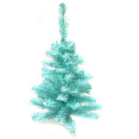 【摩達客】台製豪華型3尺/3呎(90cm)冰藍色聖誕樹 裸樹(不含飾品不含燈)
