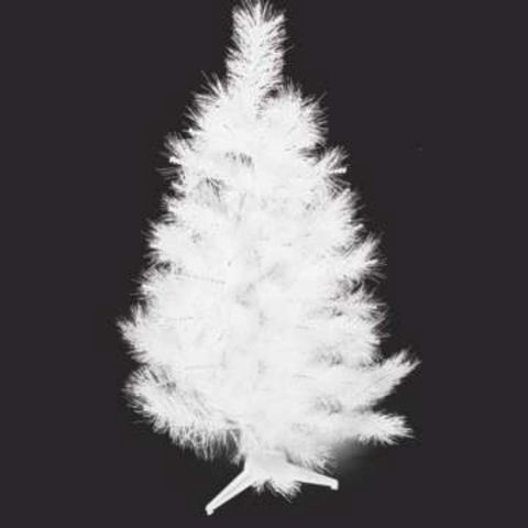 【摩達客】台灣製4尺/4呎(120cm)特級白色松針葉聖誕樹裸樹 (不含飾品)(不含燈)