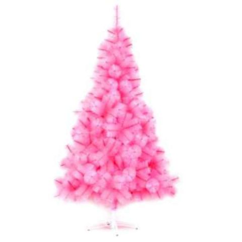 【摩達客】台灣製4尺/4呎(120cm)特級粉紅色松針葉聖誕樹裸樹 (不含飾品)(不含燈)