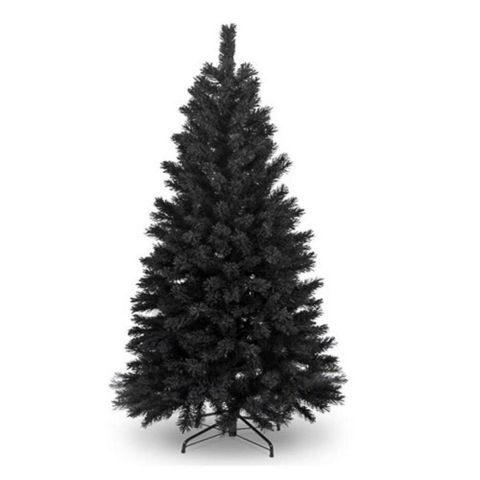 【摩達客】台灣製7呎/ 7尺(210cm)時尚豪華版黑色聖誕樹 裸樹(不含飾品不含燈)