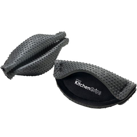 專利材質避免蒸氣燙傷《CUISIPRO》Grips鍋耳隔熱套2入(黑) | 防燙耳 隔熱墊 防燙保護套